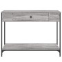 Sonoma gray engineered wood console table 100x34.5x75 cm by , Side tables - Ref: Foro24-834163, Price: 69,79 €, Discount: %