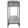 Sonoma grauer Konsolentisch aus Holzwerkstoff, 100 x 34,5 x 75 cm von , Seitentische - Ref: Foro24-834163, Preis: 69,79 €, Ra...