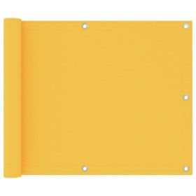 Balcony awning in yellow Oxford fabric, 75x400 cm. by vidaXL, Umbrellas - Ref: Foro24-135021, Price: 24,21 €, Discount: %