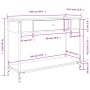 Sonoma gray engineered wood console table 100x34.5x75 cm by , Side tables - Ref: Foro24-834163, Price: 69,79 €, Discount: %