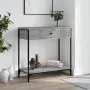 Mesa consola madera de ingeniería gris Sonoma 75x34,5x75 cm de , Mesas auxiliares - Ref: Foro24-834168, Precio: 59,97 €, Desc...