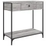 Sonoma gray engineered wood console table 75x34.5x75 cm by , Side tables - Ref: Foro24-834168, Price: 59,83 €, Discount: %