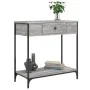 Mesa consola madera de ingeniería gris Sonoma 75x34,5x75 cm de , Mesas auxiliares - Ref: Foro24-834168, Precio: 59,97 €, Desc...