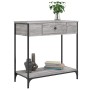 Sonoma grauer Konsolentisch aus Holzwerkstoff, 75 x 34,5 x 75 cm von , Seitentische - Ref: Foro24-834168, Preis: 60,86 €, Rab...