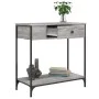 Sonoma gray engineered wood console table 75x34.5x75 cm by , Side tables - Ref: Foro24-834168, Price: 59,83 €, Discount: %