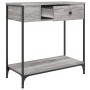 Sonoma grauer Konsolentisch aus Holzwerkstoff, 75 x 34,5 x 75 cm von , Seitentische - Ref: Foro24-834168, Preis: 60,86 €, Rab...