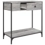 Sonoma gray engineered wood console table 75x34.5x75 cm by , Side tables - Ref: Foro24-834168, Price: 59,83 €, Discount: %