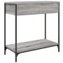 Sonoma gray engineered wood console table 75x34.5x75 cm by , Side tables - Ref: Foro24-834168, Price: 59,83 €, Discount: %