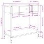 Sonoma gray engineered wood console table 75x34.5x75 cm by , Side tables - Ref: Foro24-834168, Price: 60,86 €, Discount: %