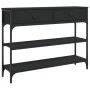 Mesa consola madera de ingeniería negra 100x25x75 cm de , Mesas auxiliares - Ref: Foro24-834180, Precio: 88,58 €, Descuento: %