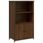 Tall oak brown engineered wood sideboard 62x32x103.5 cm by , Sideboards - Ref: Foro24-834219, Price: 72,50 €, Discount: %