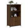 Tall oak brown engineered wood sideboard 62x32x103.5 cm by , Sideboards - Ref: Foro24-834219, Price: 71,49 €, Discount: %