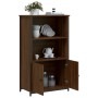 Tall oak brown engineered wood sideboard 62x32x103.5 cm by , Sideboards - Ref: Foro24-834219, Price: 72,50 €, Discount: %