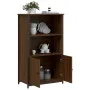 Tall oak brown engineered wood sideboard 62x32x103.5 cm by , Sideboards - Ref: Foro24-834219, Price: 71,49 €, Discount: %