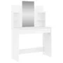 Tocador con espejo blanco 96x39x142 cm de , Tocadores para dormitorios - Ref: Foro24-837574, Precio: 96,42 €, Descuento: %