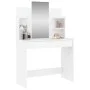 Tocador con espejo blanco 96x39x142 cm de , Tocadores para dormitorios - Ref: Foro24-837574, Precio: 96,42 €, Descuento: %