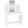 Tocador con espejo blanco 96x39x142 cm de , Tocadores para dormitorios - Ref: Foro24-837574, Precio: 96,42 €, Descuento: %