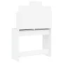 Tocador con espejo blanco 96x39x142 cm de , Tocadores para dormitorios - Ref: Foro24-837574, Precio: 96,42 €, Descuento: %