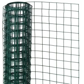 Nature Square wire fence green plastic coated steel 1x5 m 25 mm by Nature, fence panels - Ref: Foro24-409379, Price: 41,01 €,...