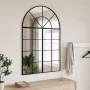Espejo de pared arco de hierro negro 80x120 cm de , Espejos - Ref: Foro24-3200608, Precio: 156,07 €, Descuento: %