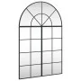 Espejo de pared arco de hierro negro 80x120 cm de , Espejos - Ref: Foro24-3200608, Precio: 156,07 €, Descuento: %