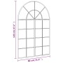 Schwarzer Eisenbogen-Wandspiegel 80x120 cm von , Spiegel - Ref: Foro24-3200608, Preis: 162,31 €, Rabatt: %