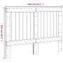Solid pine wood headboard 140x104 cm by , Headboards and footboards - Ref: Foro24-358392, Price: 80,79 €, Discount: %