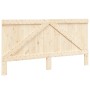 Cabecero de madera maciza de pino 200x104 cm de , Cabeceros y pies de cama - Ref: Foro24-358402, Precio: 104,01 €, Descuento: %