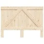 Cabecero de madera maciza de pino 140x104 cm de , Cabeceros y pies de cama - Ref: Foro24-358399, Precio: 58,73 €, Descuento: %