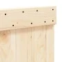 Cabecero de madera maciza de pino 140x104 cm de , Cabeceros y pies de cama - Ref: Foro24-358399, Precio: 58,73 €, Descuento: %