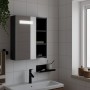 Bathroom cabinet with mirror and LED light black 45x13x52 cm by , bathroom vanities - Ref: Foro24-357967, Price: 78,15 €, Dis...