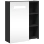 Bathroom cabinet with mirror and LED light black 45x13x52 cm by , bathroom vanities - Ref: Foro24-357967, Price: 78,15 €, Dis...