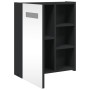 Bathroom cabinet with mirror and LED light black 45x13x52 cm by , bathroom vanities - Ref: Foro24-357967, Price: 78,15 €, Dis...