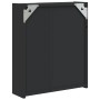 Bathroom cabinet with mirror and LED light black 45x13x52 cm by , bathroom vanities - Ref: Foro24-357967, Price: 78,15 €, Dis...