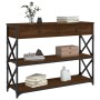 Oak brown engineered wood console table 100x28x75 cm by , Side tables - Ref: Foro24-834194, Price: 97,47 €, Discount: %