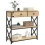 Sonoma oak engineered wood console table 75x28x75 cm by , Side tables - Ref: Foro24-834196, Price: 82,68 €, Discount: %