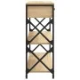 Sonoma oak engineered wood console table 75x28x75 cm by , Side tables - Ref: Foro24-834196, Price: 82,68 €, Discount: %