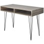 Schreibtisch mit 2 grauen Fächern von vidaXL, Schreibtische - Ref: Foro24-20136, Preis: 75,31 €, Rabatt: %