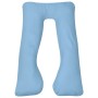 Almohada de embarazo azul claro 90x145 cm
