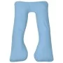 Light blue pregnancy pillow 90x145 cm by vidaXL, Pillows - Ref: Foro24-131588, Price: 40,72 €, Discount: %