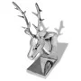 2-piece deer design bookends in silver aluminum by vidaXL, Bookend - Ref: Foro24-243478, Price: 78,34 €, Discount: %