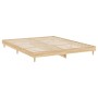 Estructura de cama madera de ingeniería roble Sonoma 150x200 cm