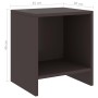 Mesitas de noche 2 uds madera de pino marrón oscuro 35x30x40 cm by vidaXL, Nightstands - Ref: Foro24-322242, Price: 49,05 €, ...