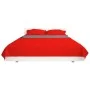 Doppelseitige gesteppte Tagesdecke 230x260 cm in Rot und Grau von vidaXL, Tagesdecken und Bettdecken - Ref: Foro24-131557, Pr...