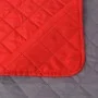 Doppelseitige gesteppte Tagesdecke 230x260 cm in Rot und Grau von vidaXL, Tagesdecken und Bettdecken - Ref: Foro24-131557, Pr...