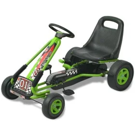 Kart with pedals adjustable seat green by vidaXL, Pedal or push vehicles - Ref: Foro24-80153, Price: 143,91 €, Discount: %