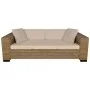 Three-seater sofa set 8 pieces real rattan by vidaXL, Sofas - Ref: Foro24-243246, Price: 511,30 €, Discount: %