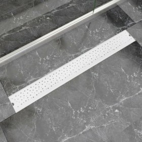 Linearer Blasenduschablauf aus Edelstahl 930 x 140 mm von vidaXL, Abflüsse - Ref: Foro24-142193, Preis: 50,92 €, Rabatt: %