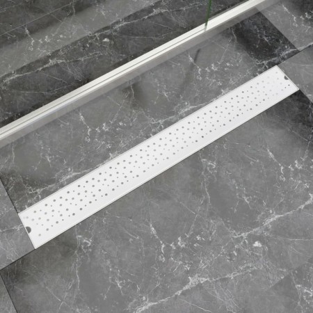 Linearer Blasenduschablauf aus Edelstahl 930 x 140 mm von vidaXL, Abflüsse - Ref: Foro24-142193, Preis: 50,92 €, Rabatt: %