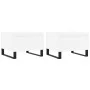 Coffee tables 2 pcs engineered wood white 50x46x35 cm by , Coffee table - Ref: Foro24-830877, Price: 65,44 €, Discount: %